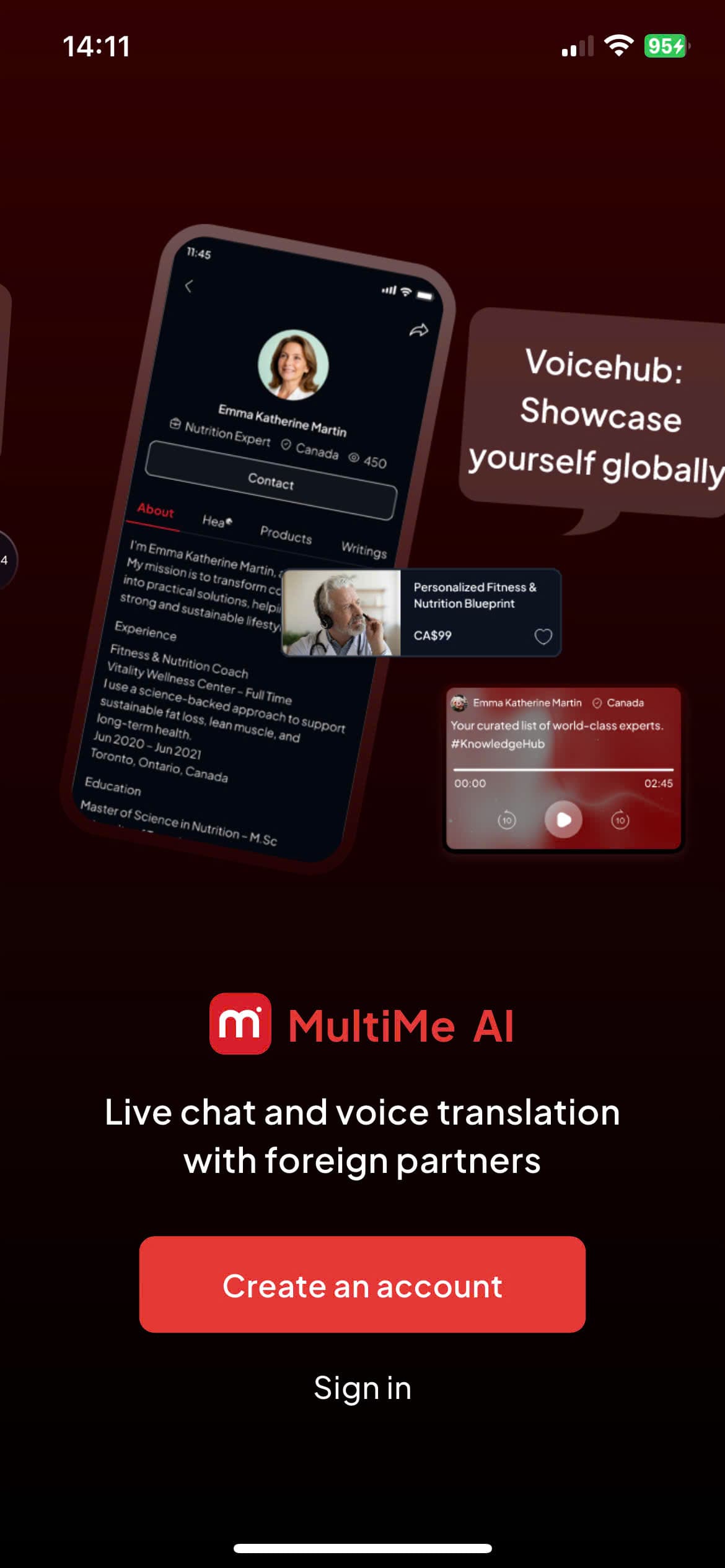 App screens 2
