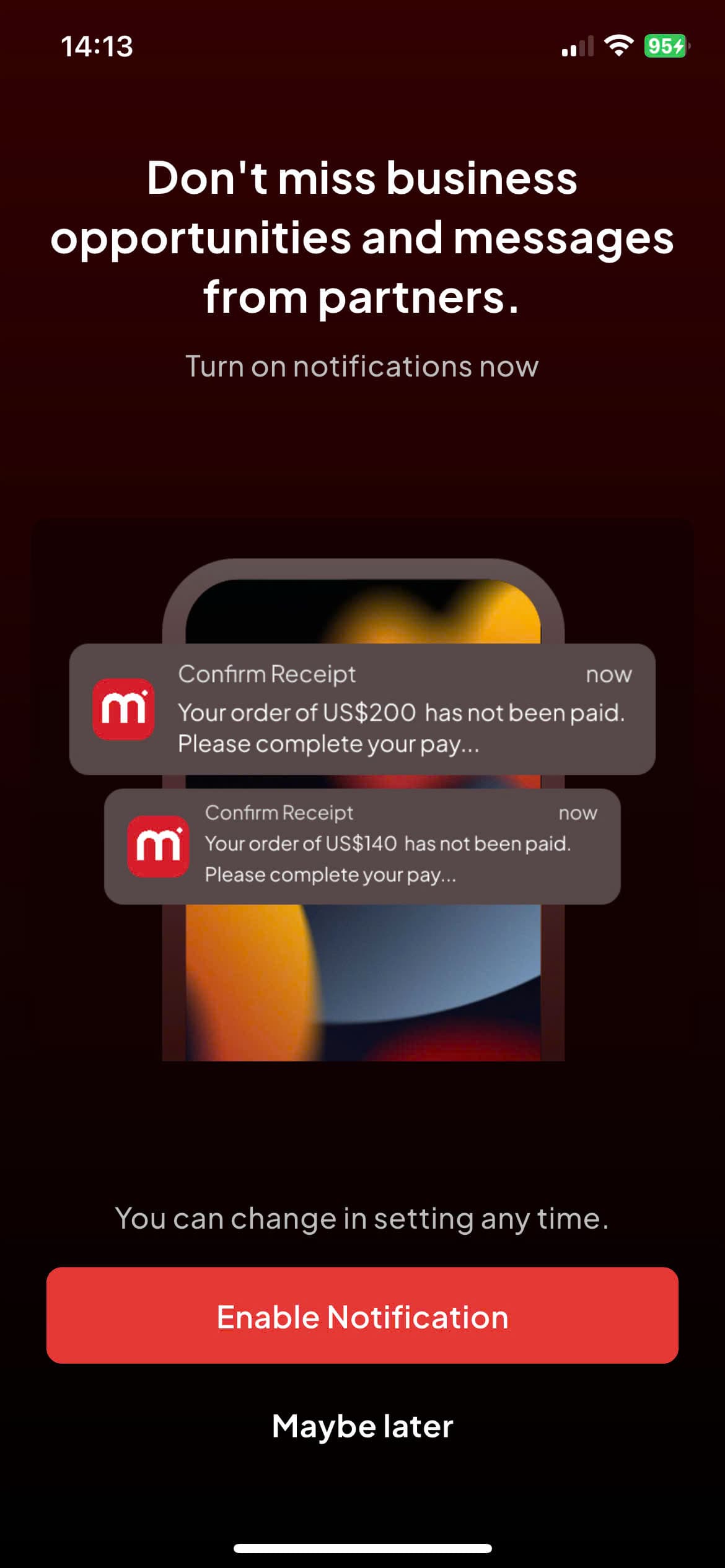 App screens 10